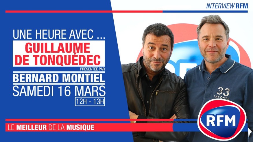 Samedi 16 mars : Guillaume de Tonquédec est l’invité de Bernard Montiel