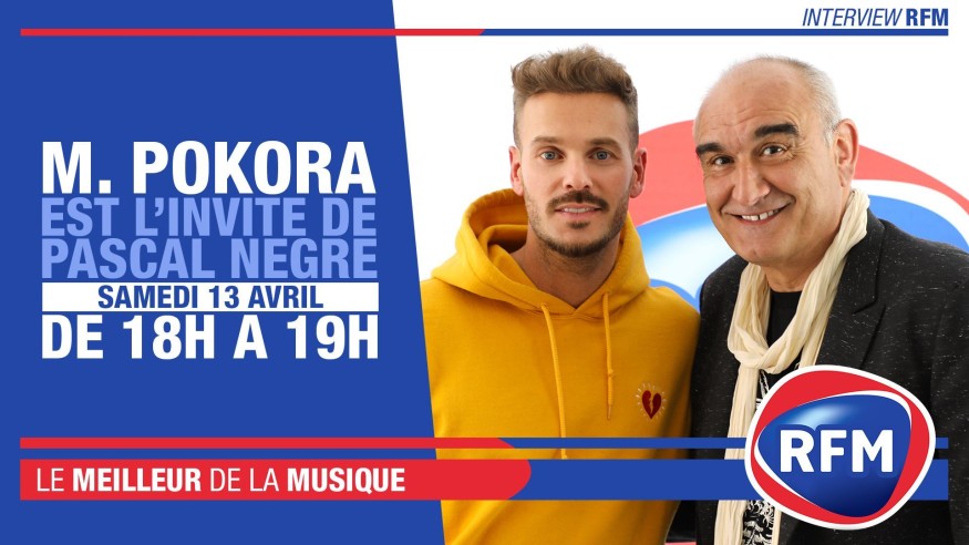 Samedi 13 avril : M.Pokora est l'invité de Pascal Nègre