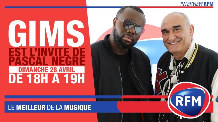 Dimanche 28 avril : Gims est l'invité de Pascal Nègre