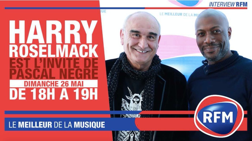 Dimanche 26 mai: Harry Roselmack est l’invité de Pascal Nègre
