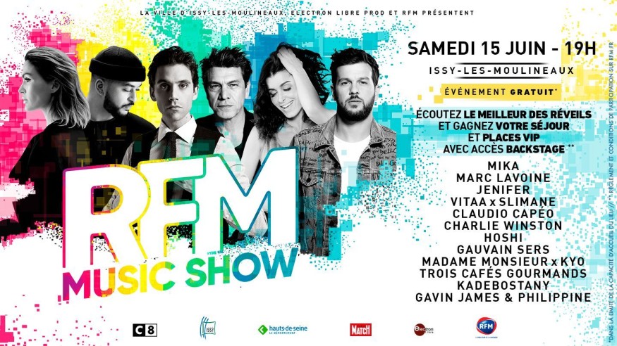 Le Meilleur des Réveils vous offre votre séjour et vos places V.I.P pour assister au RFM Music Show !