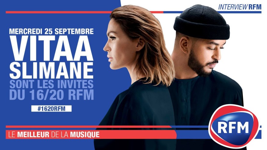 Mercredi 25 septembre : Vitaa et Slimane sont les invités du 16/20 !