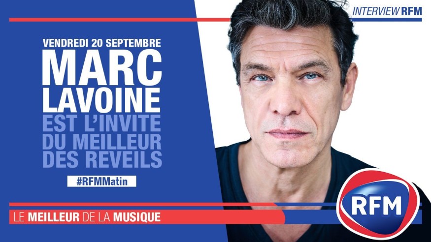 Vendredi 20 septembre : Marc Lavoine est l'invité du Meilleur des Réveils