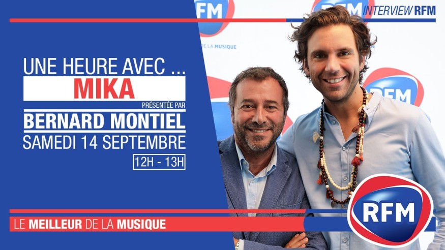 Samedi 14 septembre : Mika est l'invité de Bernard Montiel