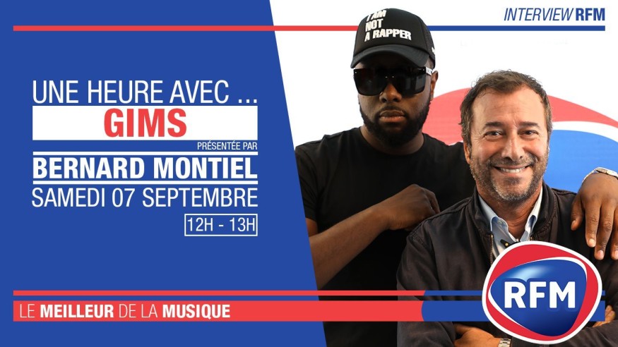 Samedi 7 septembre : Gims est l'invité de Bernard Montiel