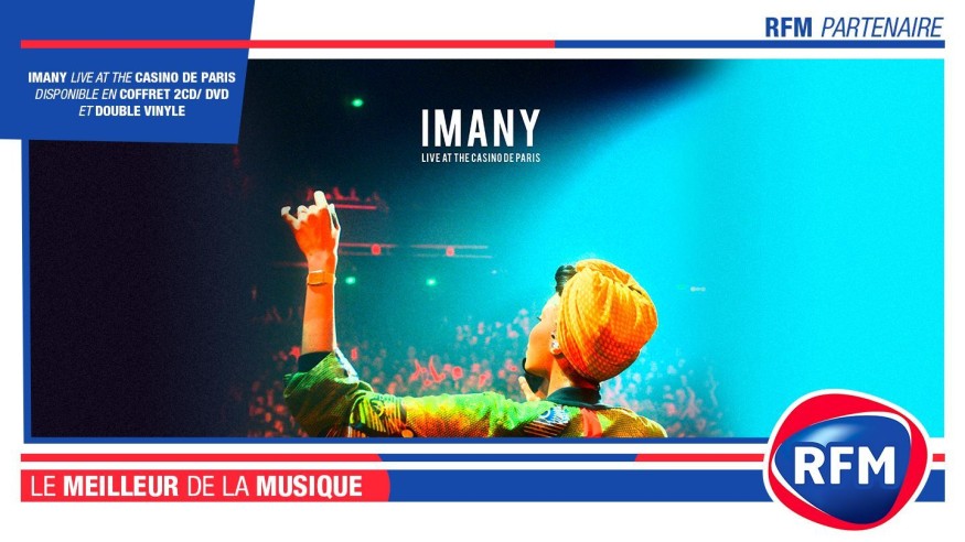 RFM partenaire de l'album «Live at the Casino de Paris» d'Imany !
