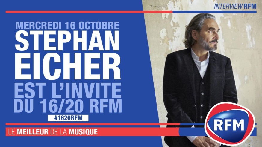 Mercredi 16 octobre : Stéphan Eicher est l'invité du 16/20