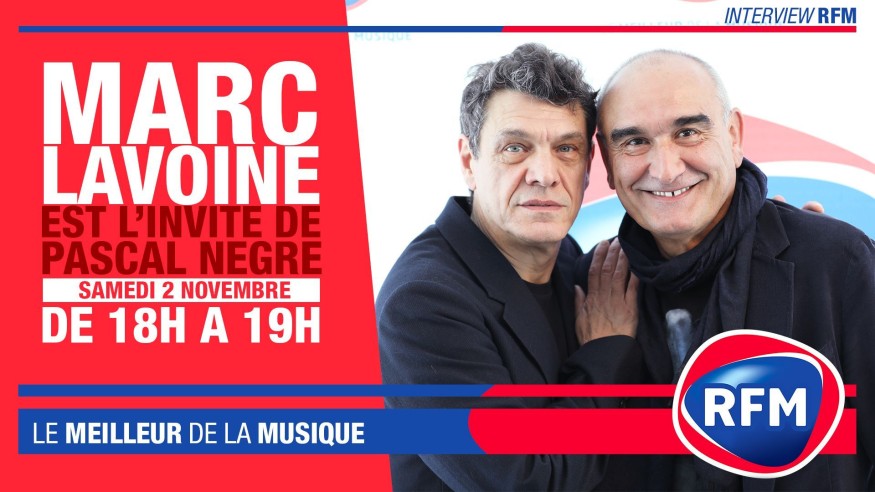 Samedi 2 novembre : Marc Lavoine est l’invité de Pascal Nègre
