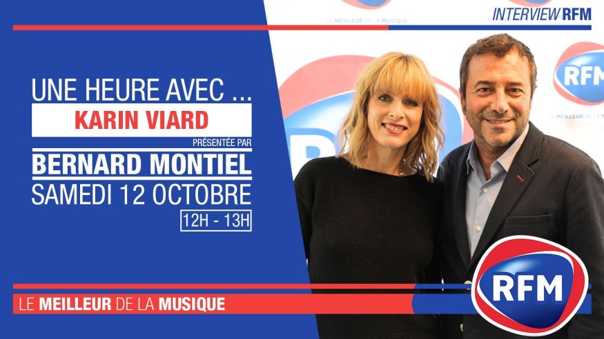 Samedi 12 octobre : Karin Viard est l'invitée de Bernard Montiel