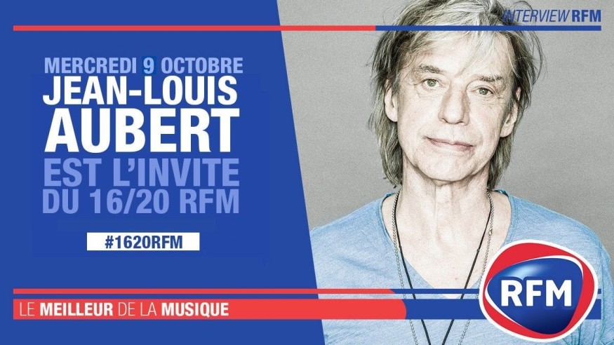 Mercredi 9 octobre : Jean-Louis Aubert est l'invité du 16/20 !