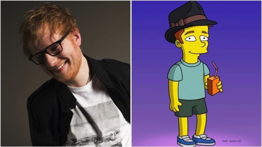 Ed Sheeran débarque dans la série The Simpsons !