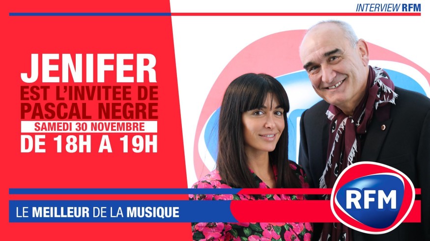 Samedi 30 novembre : Jenifer est l’invitée de Pascal Nègre
