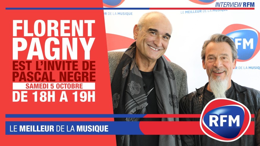 Samedi 5 octobre : Florent Pagny est l'invité de Pascal Nègre