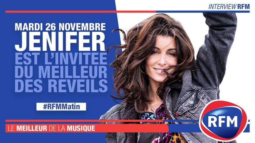 Mardi 26 novembre : Jenifer est l'invitée du Meilleur des Réveils