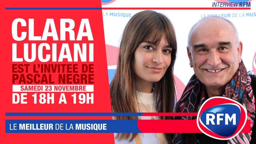 Samedi 23 novembre : Clara Luciani est l’invitée de Pascal Nègre
