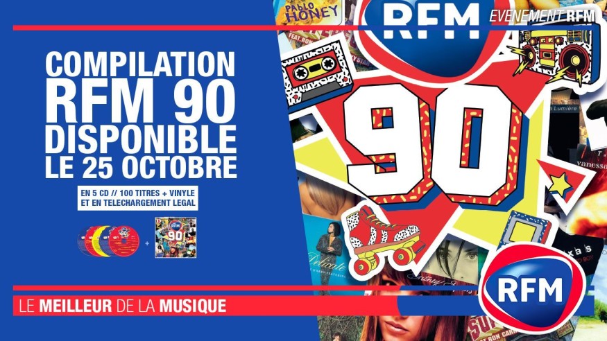 Compilation «RFM 90» : disponible le 25 octobre !