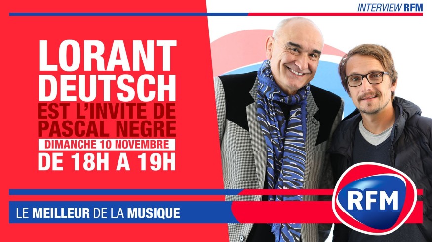 Dimanche 10 novembre : Lorànt Deutsch est l’invité de Pascal Nègre