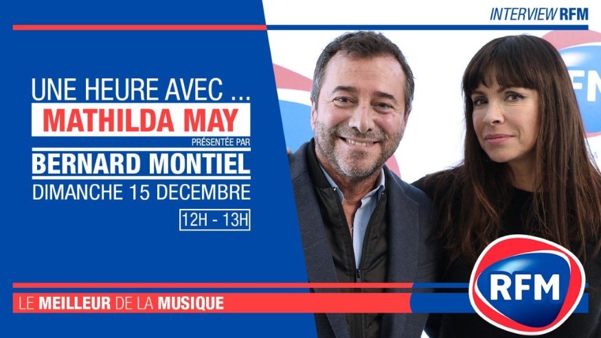 Dimanche 15 décembre : Mathilda May est l'invitée de Bernard Montiel