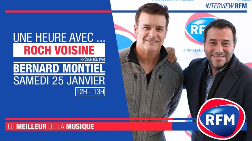Samedi 25 janvier : Roch Voisine est l'invité de Bernard Montiel