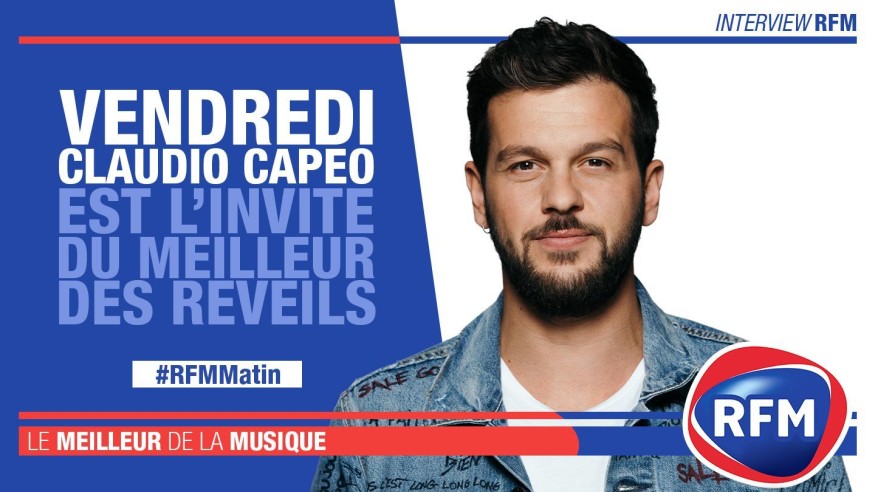 Vendredi 6 décembre : Claudio Capéo est l'invité du Meilleur des Réveils