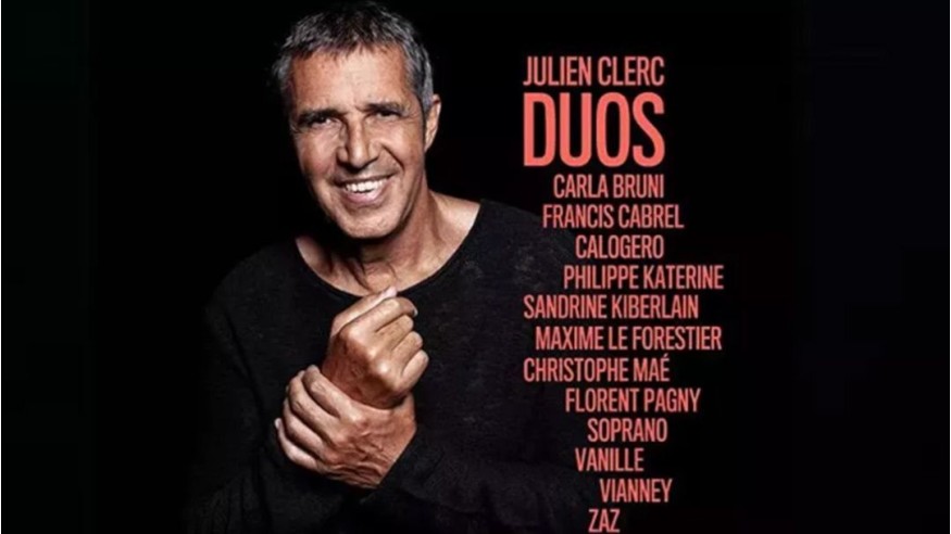 Julien Clerc : Son album «Duos» certifié Disque d’or
