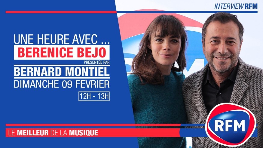 Dimanche 9 février : Bérénice Béjo est l'invitée de Bernard Montiel
