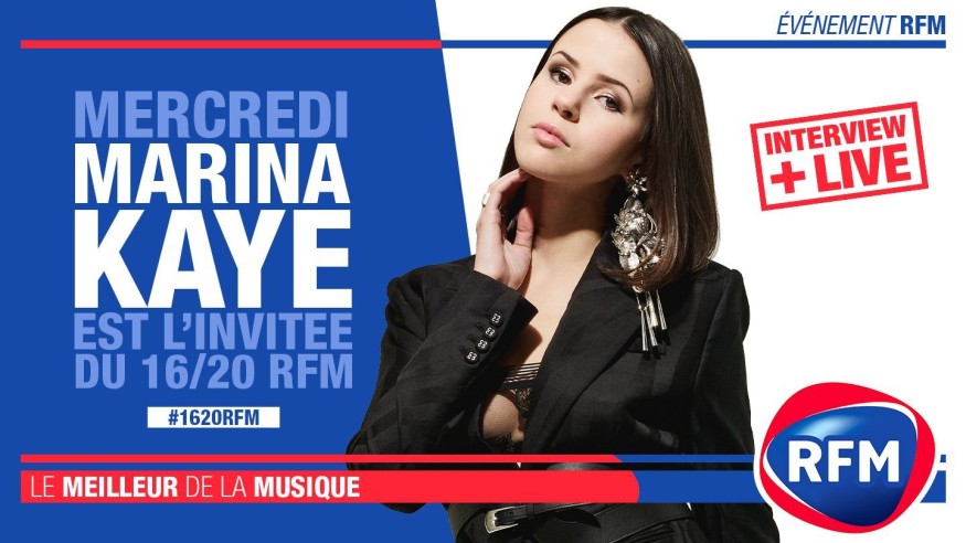 Mercredi 12 février : Marina Kaye est l'invitée du 16/20