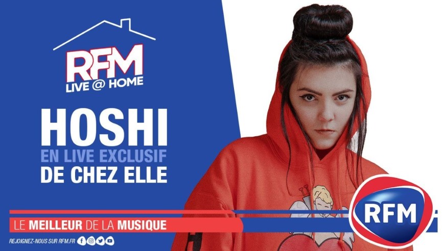 Hoshi: Découvrez son live depuis chez elle pour RFM!