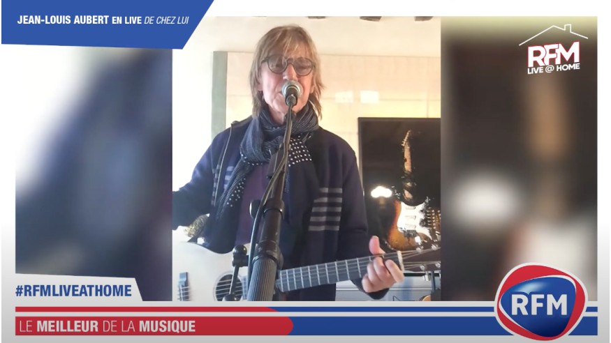RFM Live @ Home : Jean-Louis Aubert interprète «Du Bonheur» de chez lui !