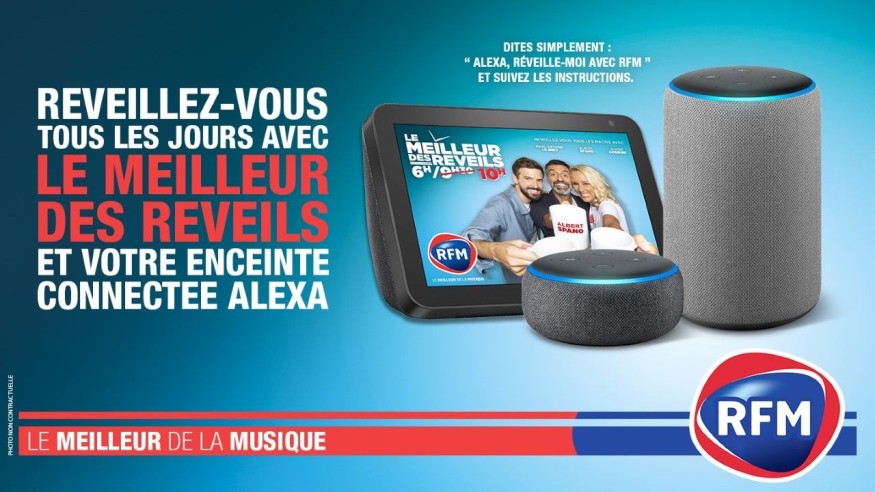 Réveillez-vous tous les jours avec Le Meilleur des Réveils et votre enceinte connectée Alexa !