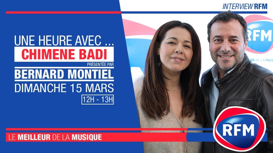 Dimanche 15 Mars : Chimène Badi est l’invitée de Bernard Montiel