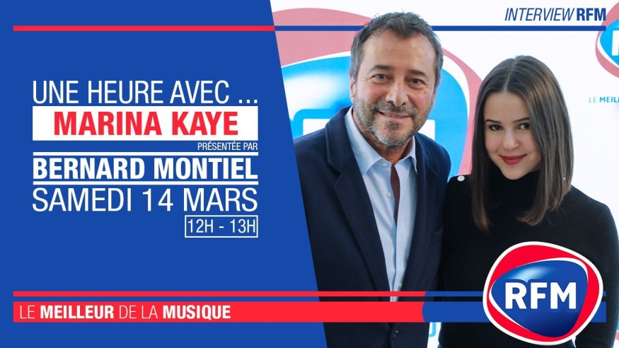 Samedi 14 mars : Marina Kaye est l’invitée de Bernard Montiel