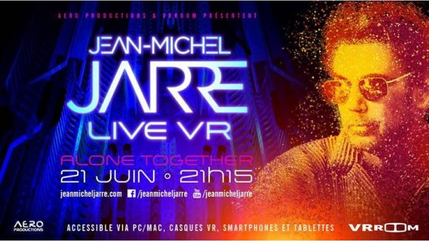 Jean-Michel Jarre donnera un concert virtuel inédit le 21 juin