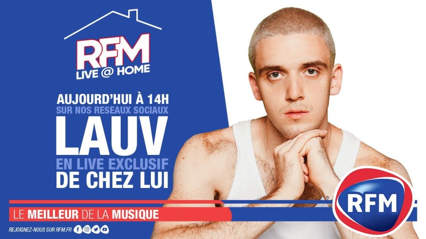 RFM Live @ Home: A 14h, retrouvez un live exclusif de Lauv!