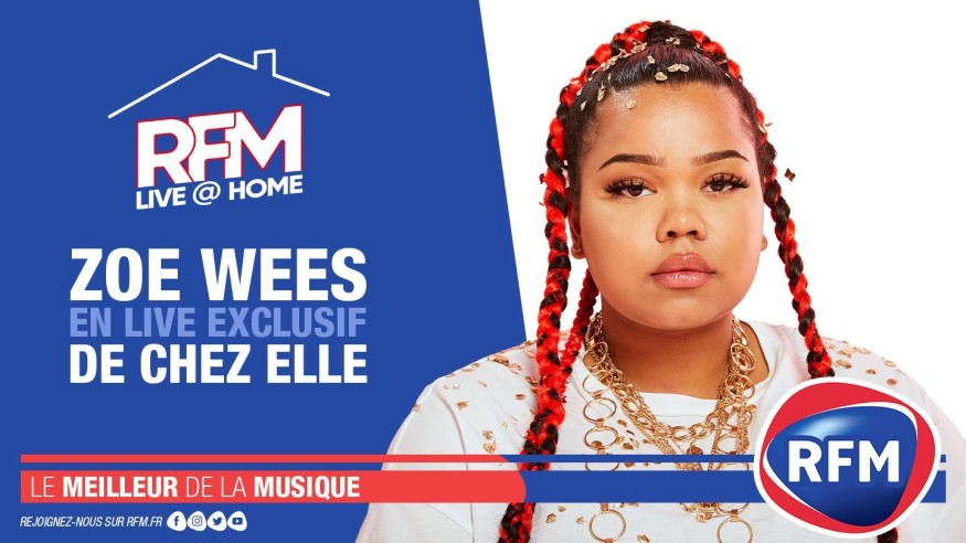 RFM Live @ Home: Zoe Wees chante depuis chez elle!