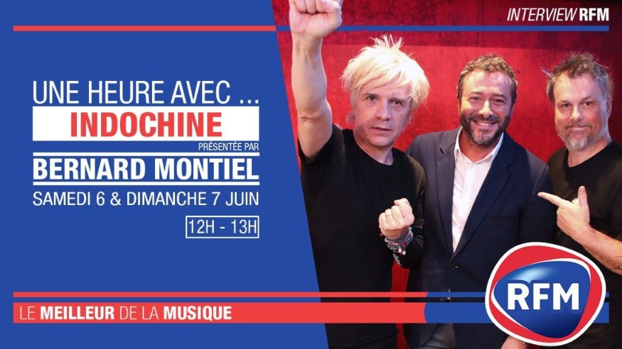 Samedi 6 et Dimanche 7 juin : Bernard Montiel reçoit Indochine