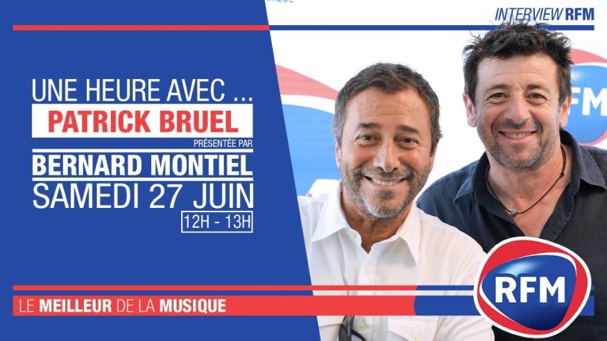 Samedi 27 juin: Patrick Bruel est l'invité de Bernard Montiel