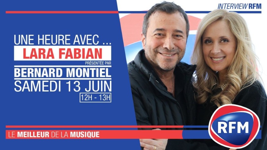 Samedi 13 juin : Lara Fabian est l'invitée de Bernard Montiel