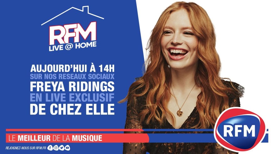 RFM Live @ Home: à 14h, retrouvez un live exclusif de Freya Ridings