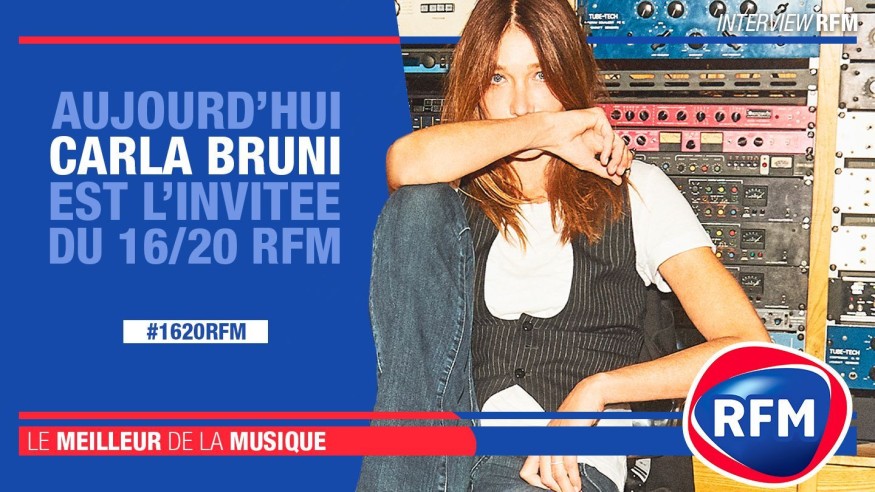 A l’occasion de son retour avec son single « quelque chose » Carla Bruni est l’invitée du 16/20 vendredi !