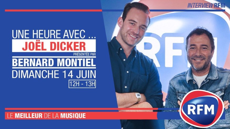 Dimanche 14 juin : Joël Dicker est l'invité de Bernard Montiel