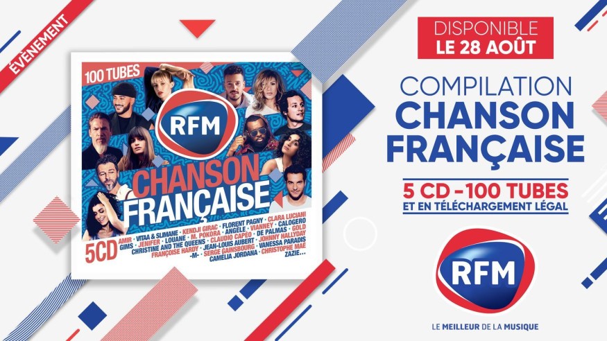 Le 28 août 2020, découvrez la compilation « RFM chanson française » !