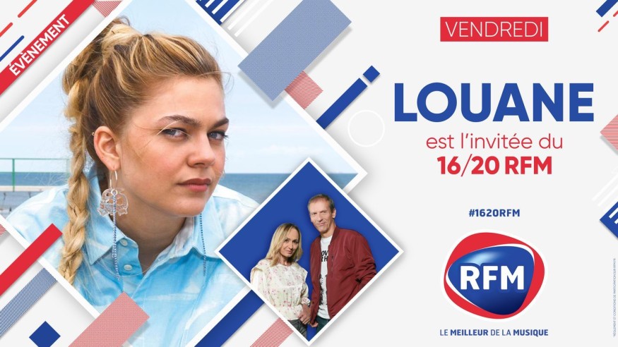 Vendredi 23 octobre : Louane est l'invitée du 16/20 RFM