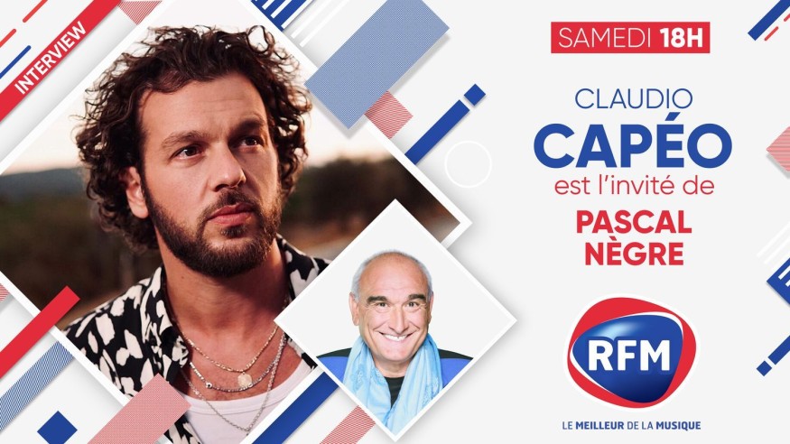 Samedi 19 septembre: Claudio Capéo est l'invité de Pascal Nègre