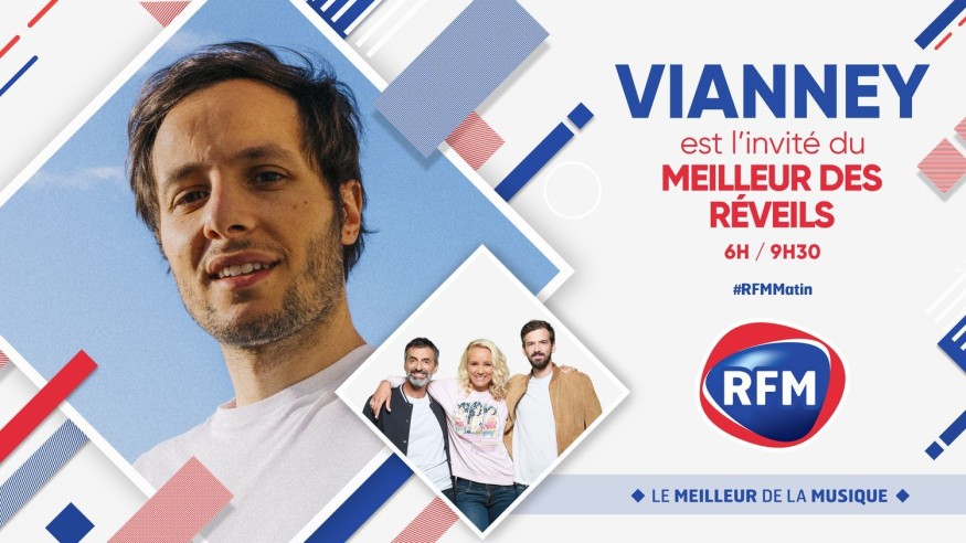Jeudi 17 septembre: Vianney est l'invité du Meilleur des Réveils