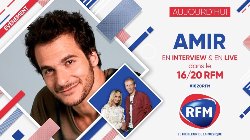 Mercredi 21 octobre: Amir est l'invité du 16/20