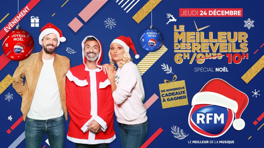 Jeudi 24 décembre : Le Meilleur des Réveils spécial Noël !