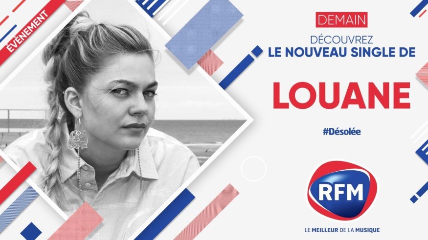 Mardi 17 novembre: découvrez le nouveau single de Louane sur RFM !