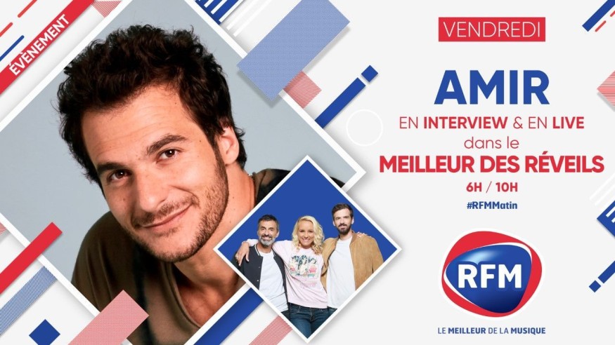 Vendredi 4 décembre: Amir est l'invité du Meilleur des Réveils