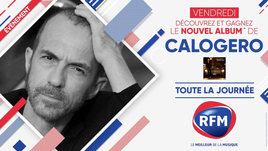 Vendredi 4 décembre : découvrez et gagnez le nouvel album de Calogero